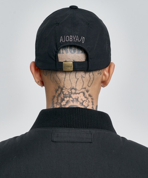 【AJO AJOBYAJO】24FW★ Arch Logo Nylon Cap MUSINSA | AJOBYAJO Arch Logo Nylon Cap [BLACK]