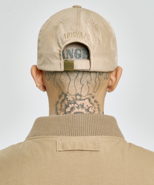 【AJO AJOBYAJO】24FW★ Arch Logo Nylon Cap AJOBYAJO】Arch Logo Nylon Cap | OUR BRAND,AJOBYAJO