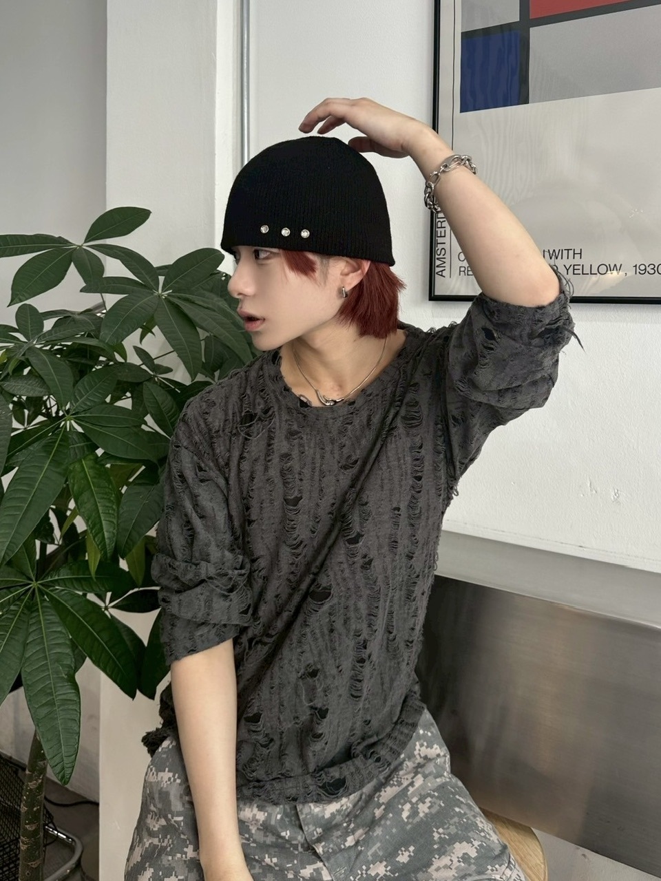 新品タグ付き　LANEUS/ラネウス BEANIE louis-vuitton-lv-dual-beanie--