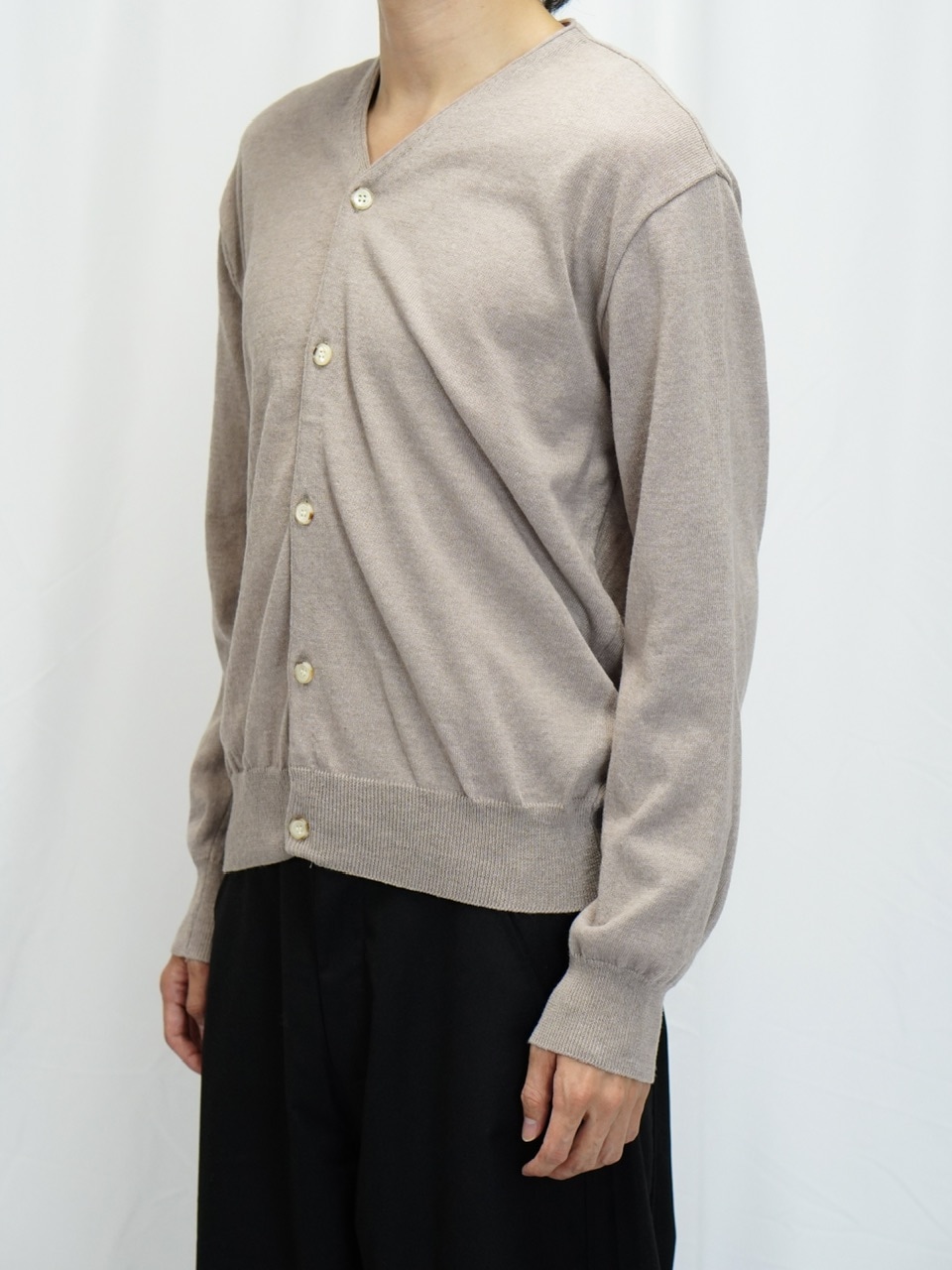 トップス Kaeri 東京店WEB限定受注制【Chikashitsu +】cropped linen knit