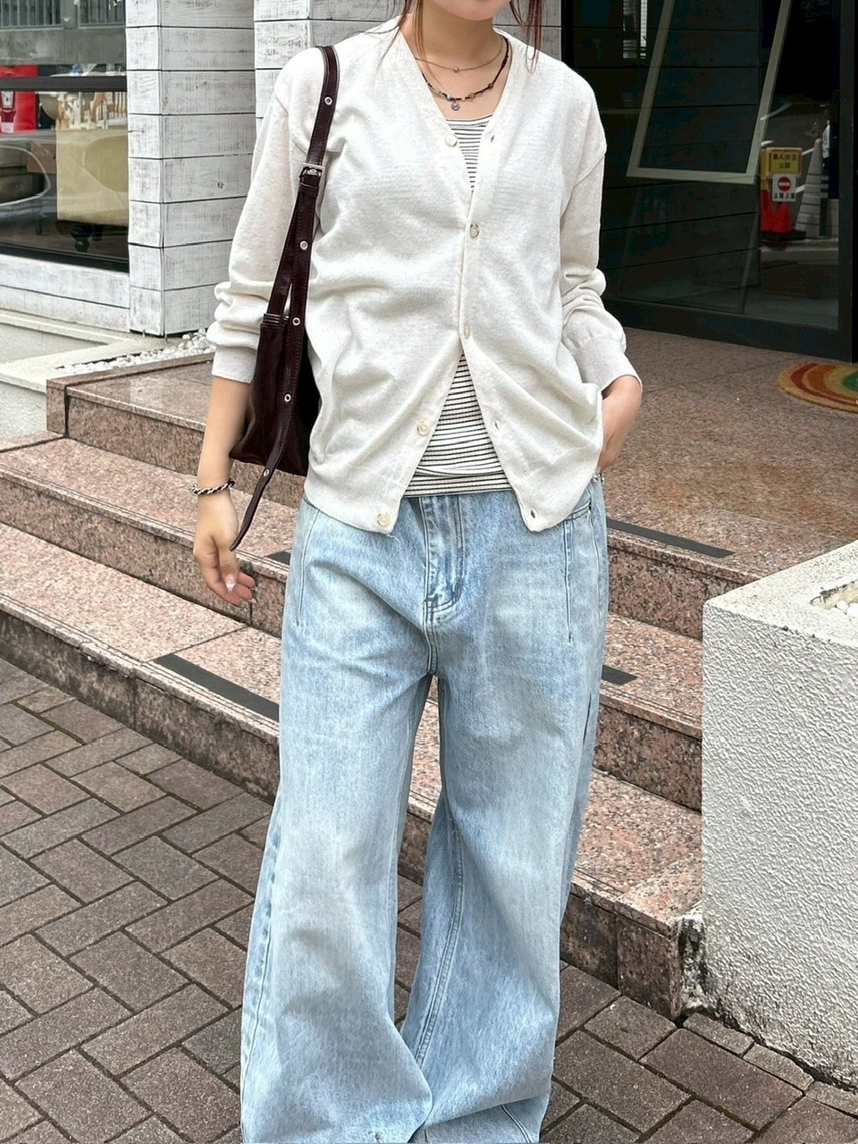 【Chikashitsu +】hairy knit cardigan Chikashitsu +】hairy knit cardigan Chikashitsu +】hairy knit