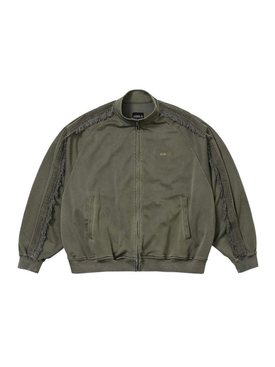 ジャケット・アウター tkkikh REAL TREECAMO TRACK JACKET AJOBYAJO】Lace Trimming Raglan Track Jacket