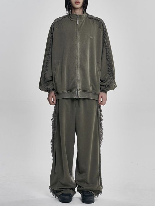 ajobyajo セットアップ AJO AJOBYAJO】24FW☆ [SET] Stripe String Jacket SET (AJO AJOBYAJO