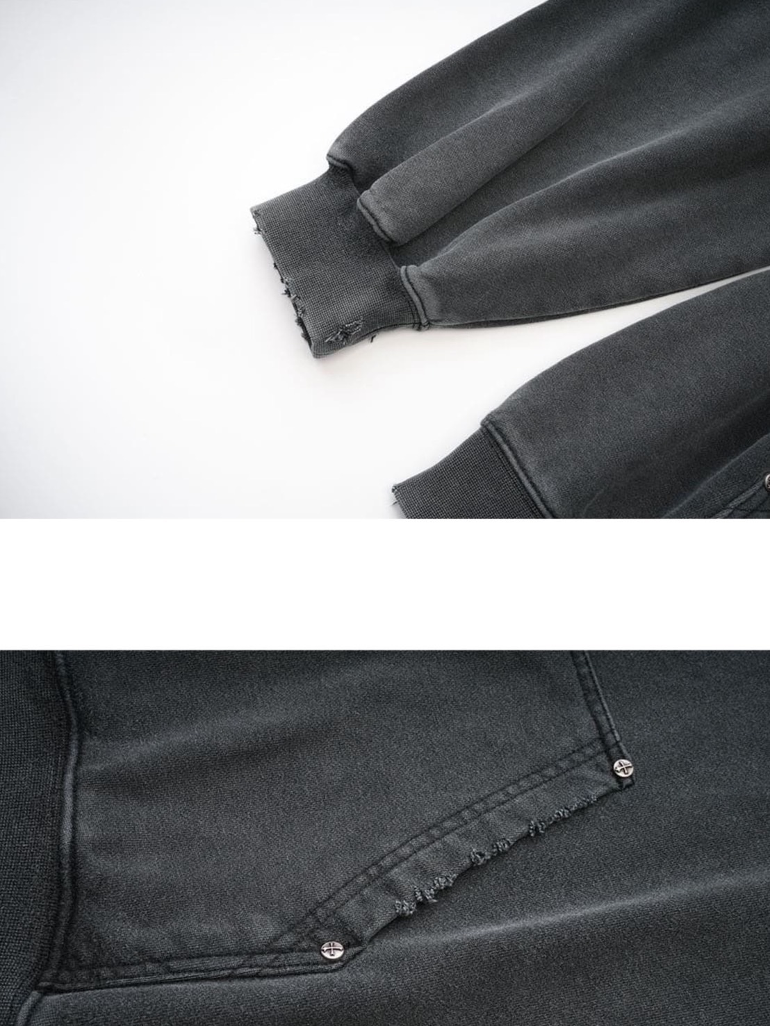 SUPPLIER】Studs Cross Patch Zip Hoodie / 【サプライヤー】スタッズ