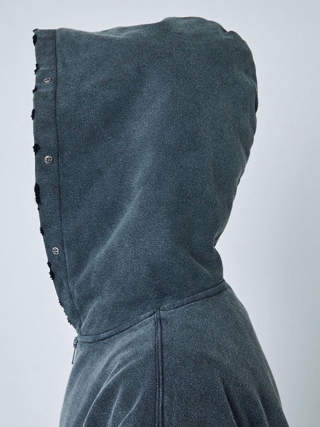 SUPPLIER】Studs Cross Patch Zip Hoodie / 【サプライヤー】スタッズ