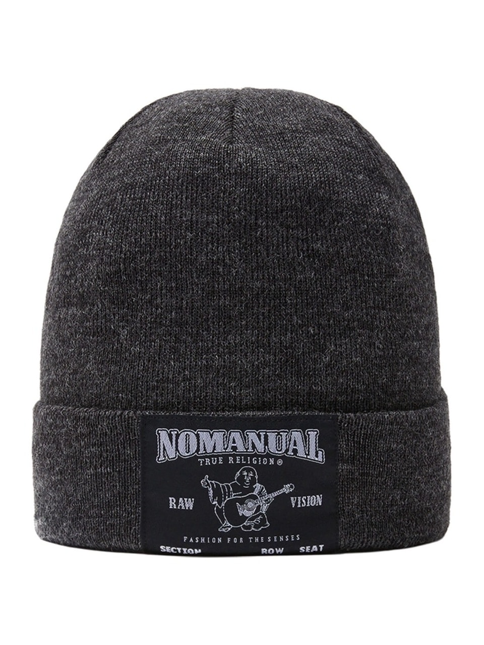 【NOMANUAL】NO RELIGION LOGO PATCH BEANIE