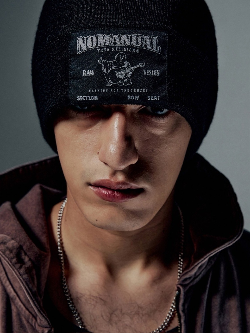 【NOMANUAL】NO RELIGION LOGO PATCH BEANIE