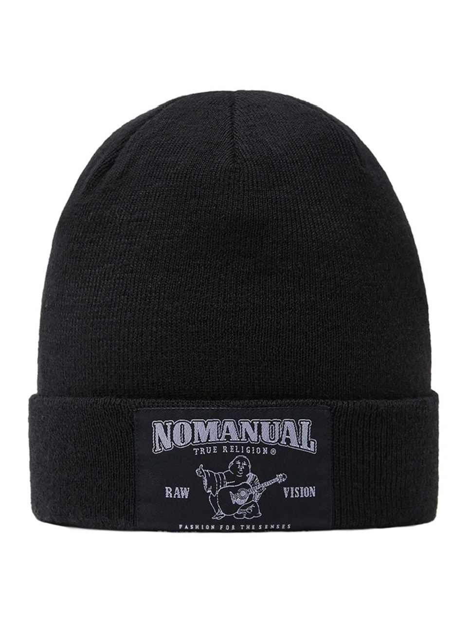 【NOMANUAL】NO RELIGION LOGO PATCH BEANIE