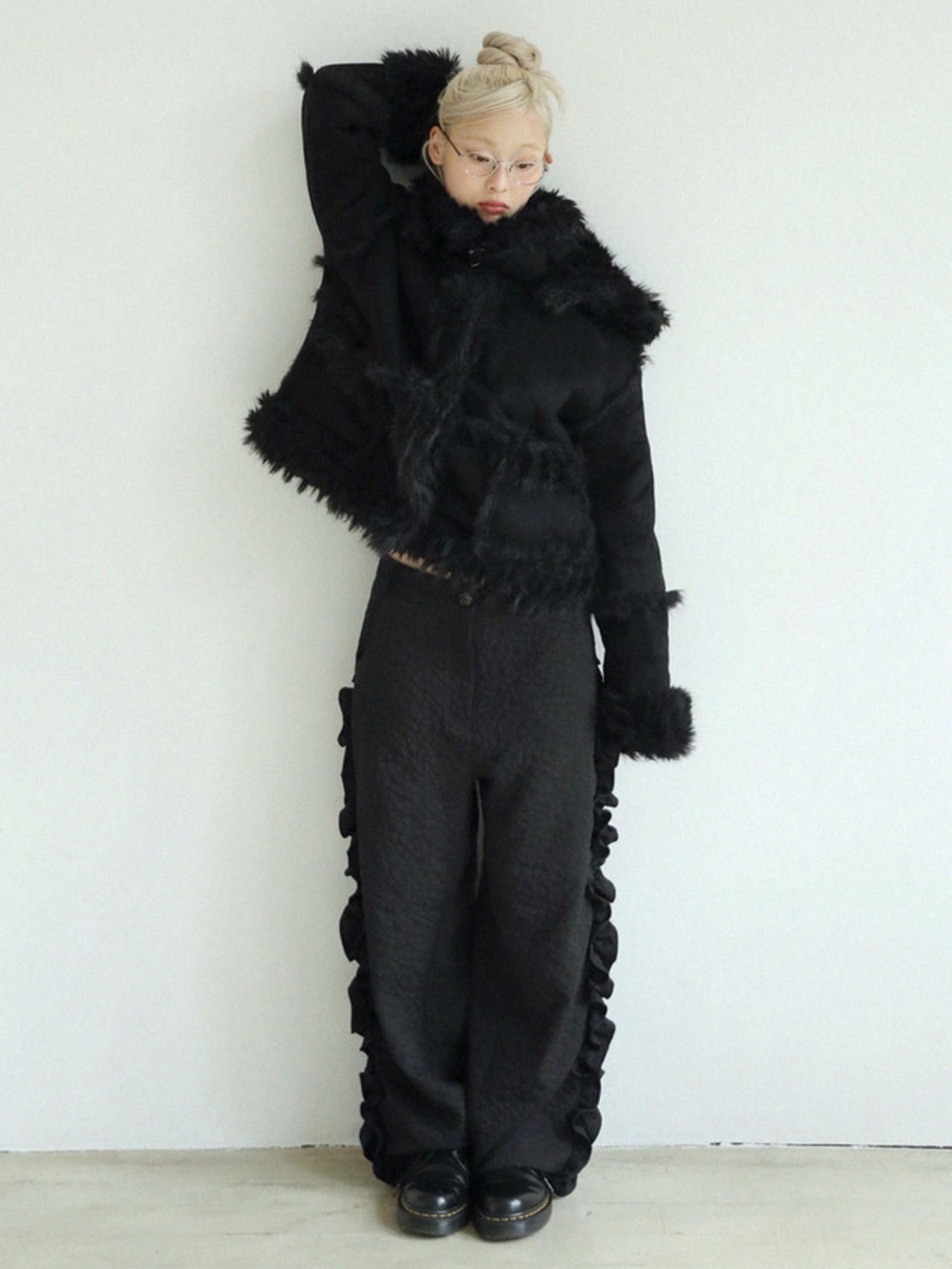 12/21 20:00 再販【Uglyshadow】REVERSIBLE SHEARLING JACKET | OUR