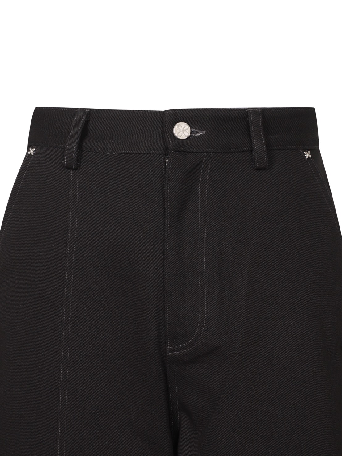 【SURGERY×TEKKEN】METAL LOGO FIRE PATTERN DENIM PANTS