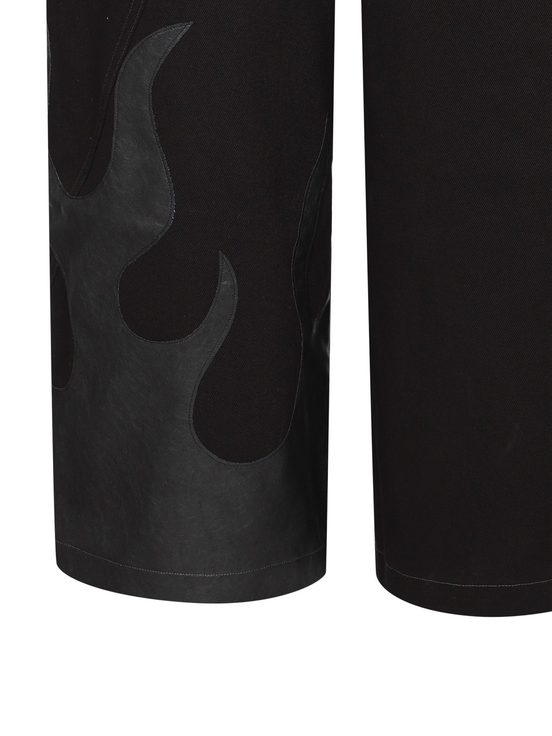 【SURGERY×TEKKEN】METAL LOGO FIRE PATTERN DENIM PANTS