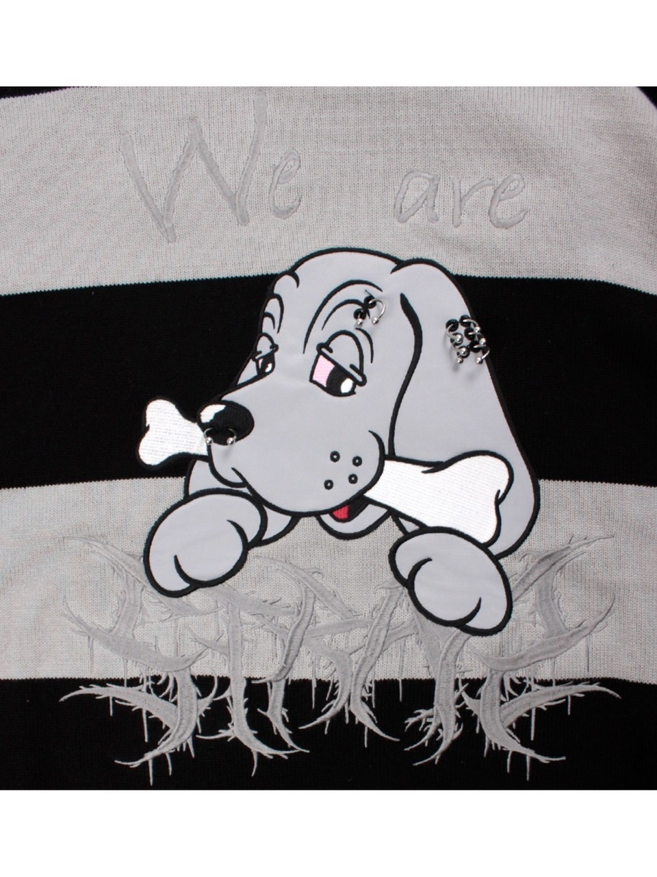 GALFY】バチバチピアスニット / 【ガルフィー】バチバチピアスニット