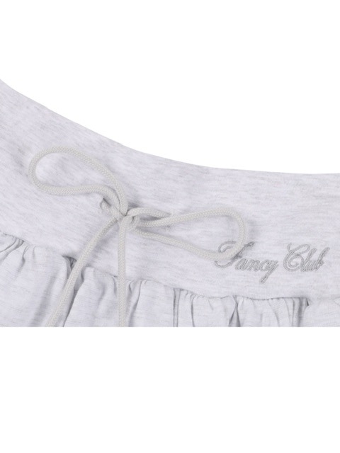 【NASTY FANCY CLUB】PUFF SWEAT CANCAN MINI SKIRT