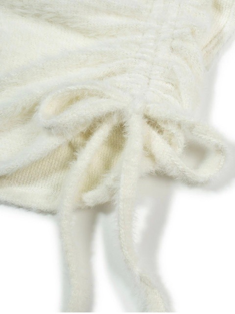 Uglyshadow】ANGORA HOODIE TANK TOP / 【アグリーシャドウ】アンゴラ