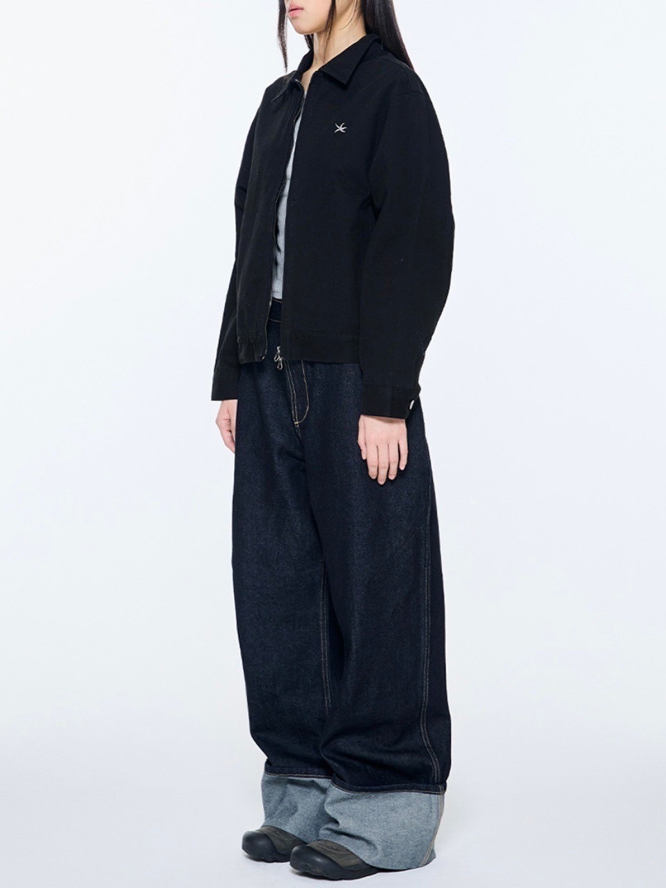 【THE COLDEST MOMENT】25ss TCM washed mini logo jacket THECOLDESTMOMENT】TCM washed mini logo jacket | OUR BRAND