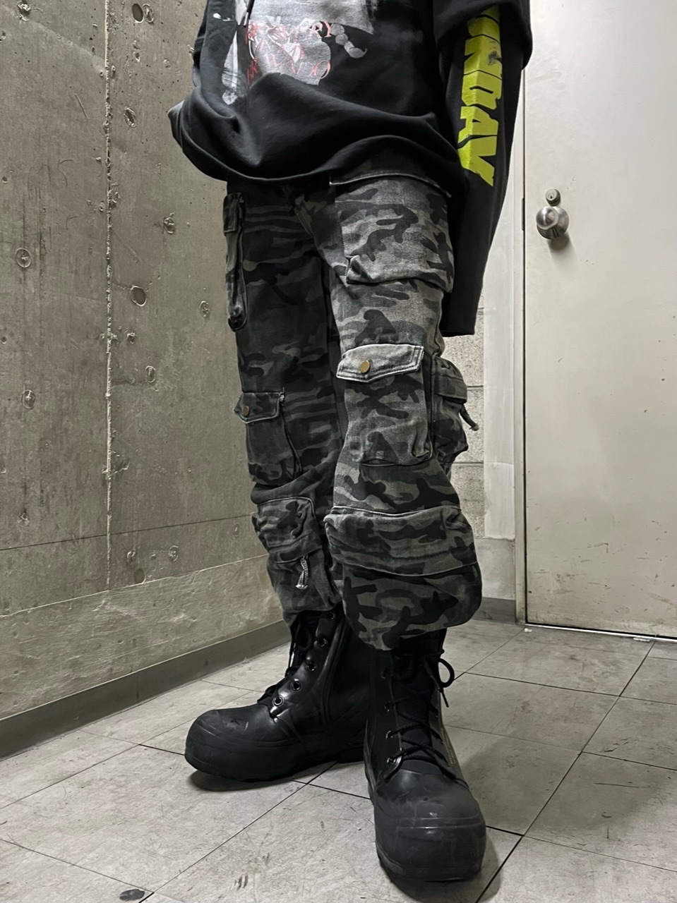 受注制【XU DOG】camouflage cargo pants | OUR BRAND,XU DOG