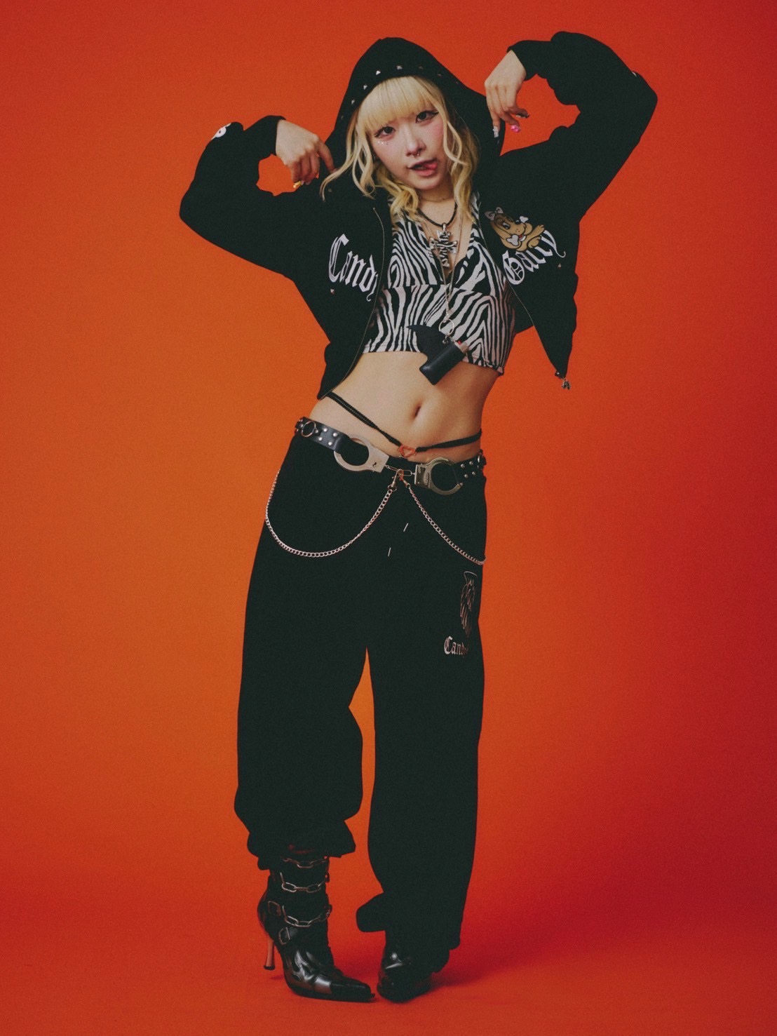 d.i.a. 新品タグ付スカルパーカー 平成ギャル d.i.a. 新品タグ付スカルパーカー 平成ギャル