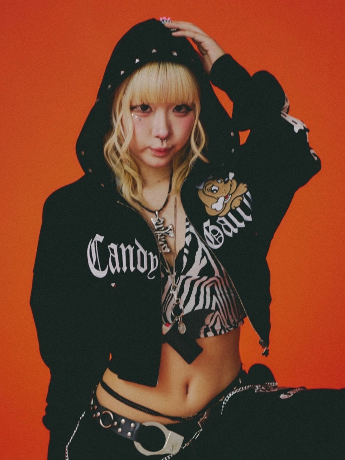 Galfy エンジェルギャルパーカー ブラック GALFY】エンジェルギャルパーカー | OUR BRAND,GALFY | PRESSING