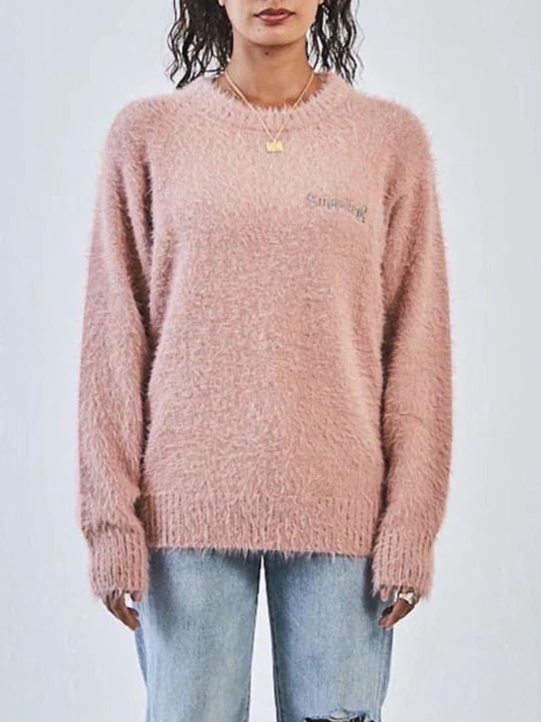 SUPPLIER】Cross Shaggy Knit / 【サプライヤー】クロスロゴ