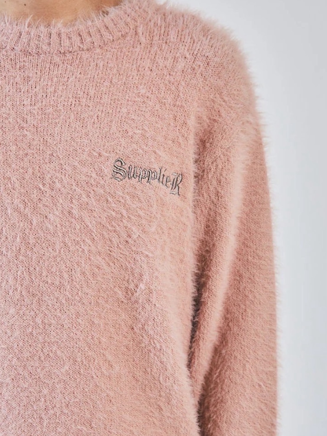 SUPPLIER】Cross Shaggy Knit / 【サプライヤー】クロスロゴ