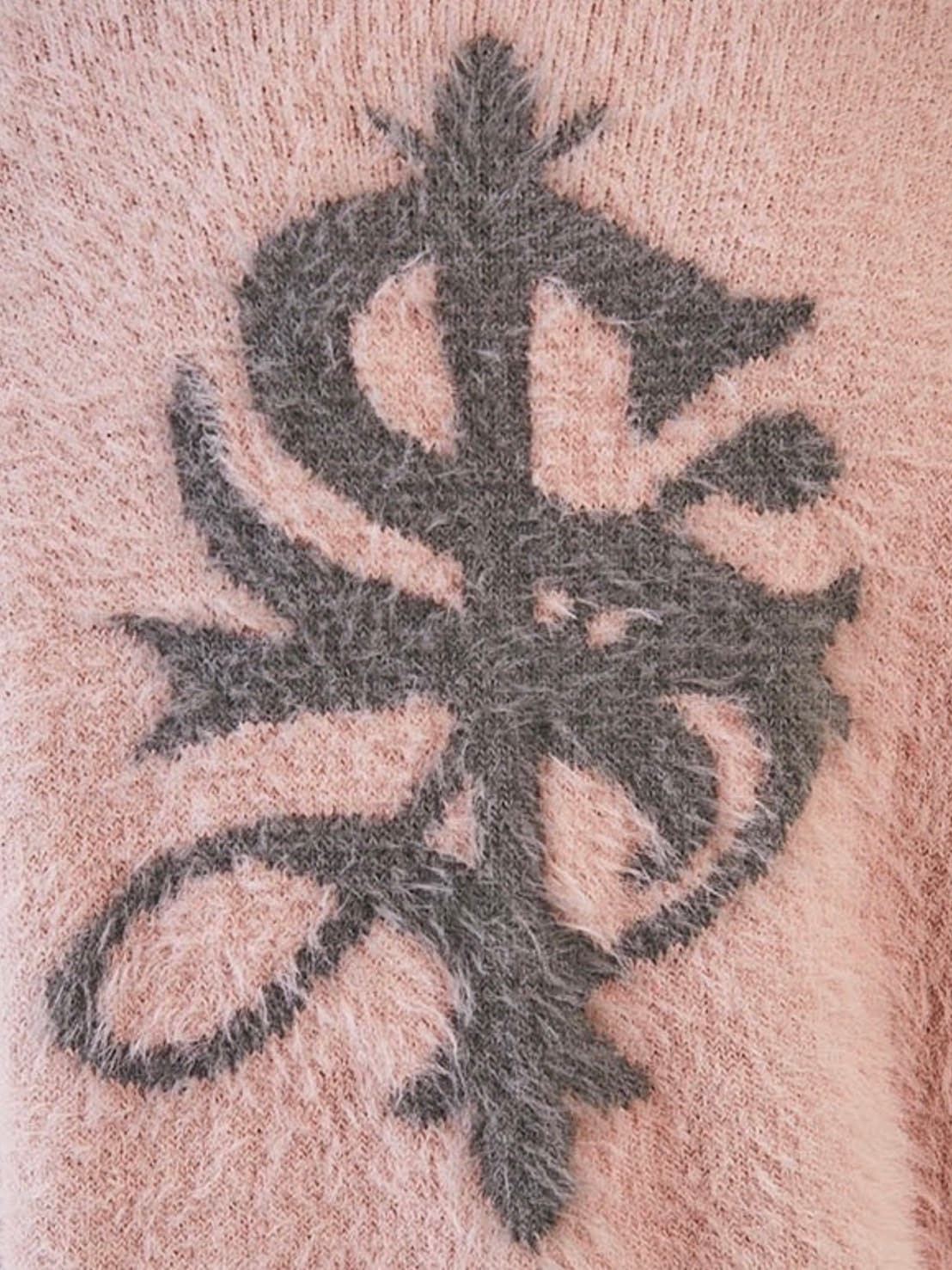 SUPPLIER】Cross Shaggy Knit / 【サプライヤー】クロスロゴシャギー