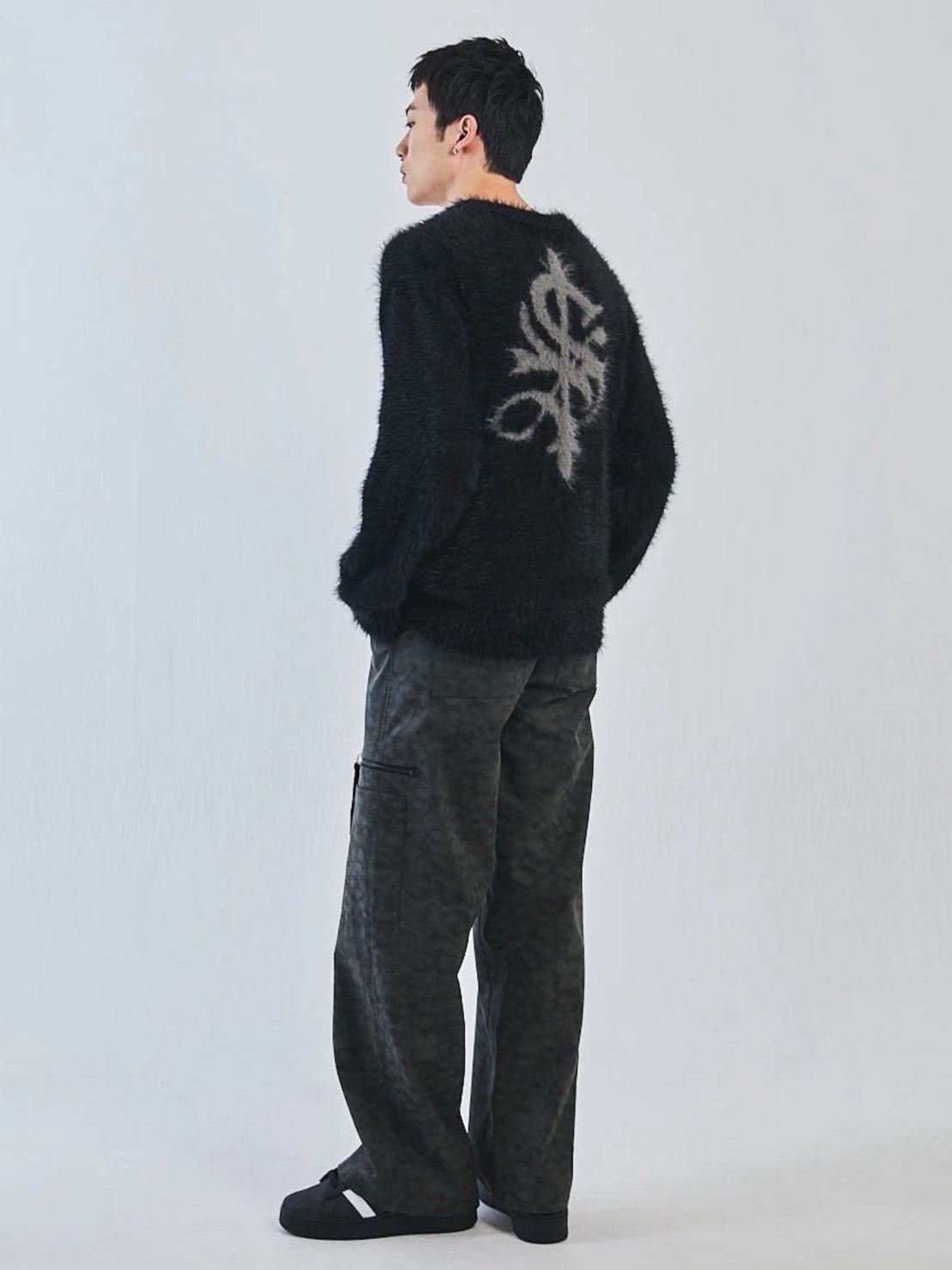 トップス SUPPLIER Cross Shaggy Knit M Cross Shaggy Knit｜SUPPLIER｜ニット