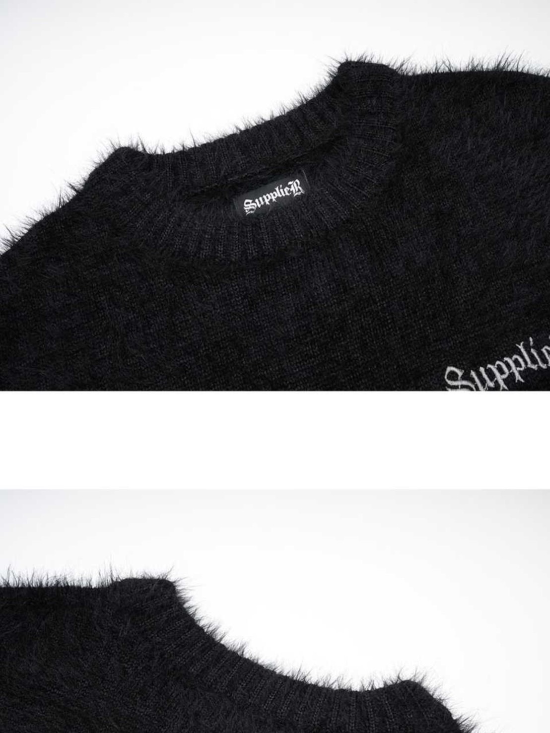 トップス SUPPLIER Cross Shaggy Knit M SUPPLIER】Cross Shaggy Knit / 【サプライヤー】クロスロゴ
