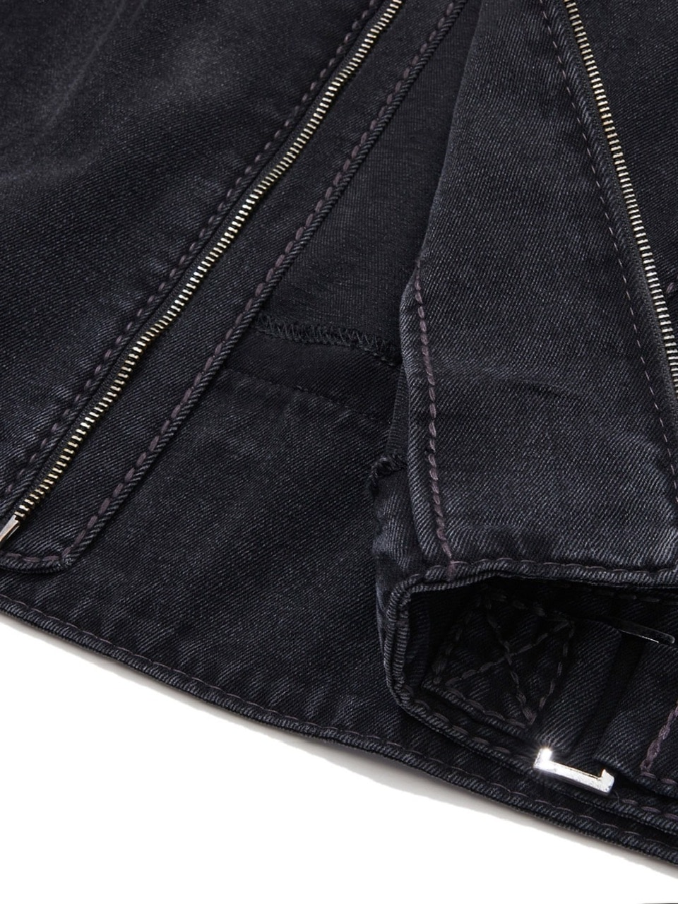 【NOMANUAL】NO RELIGION DENIM RIDER JACKET