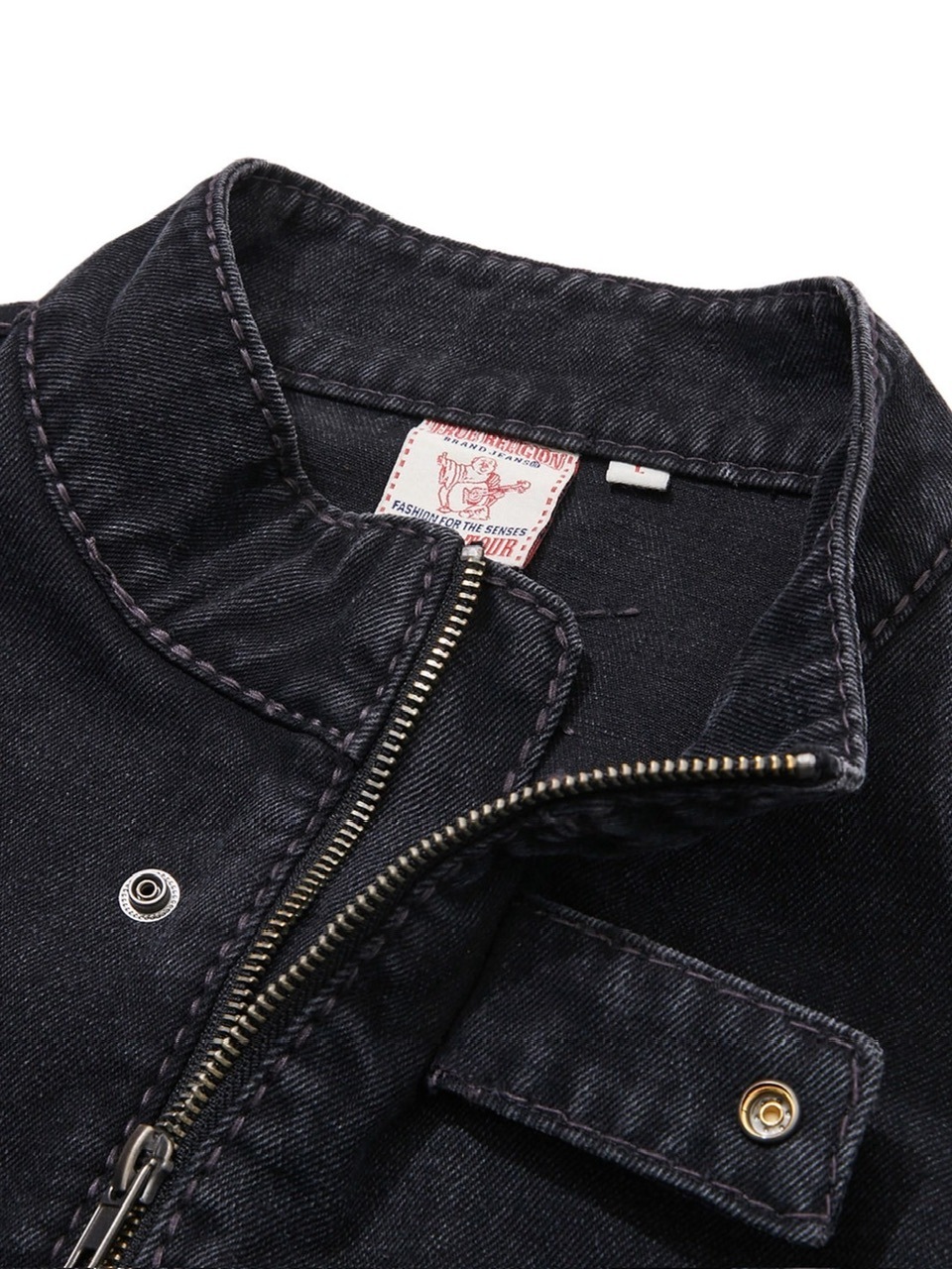 【NOMANUAL】NO RELIGION DENIM RIDER JACKET