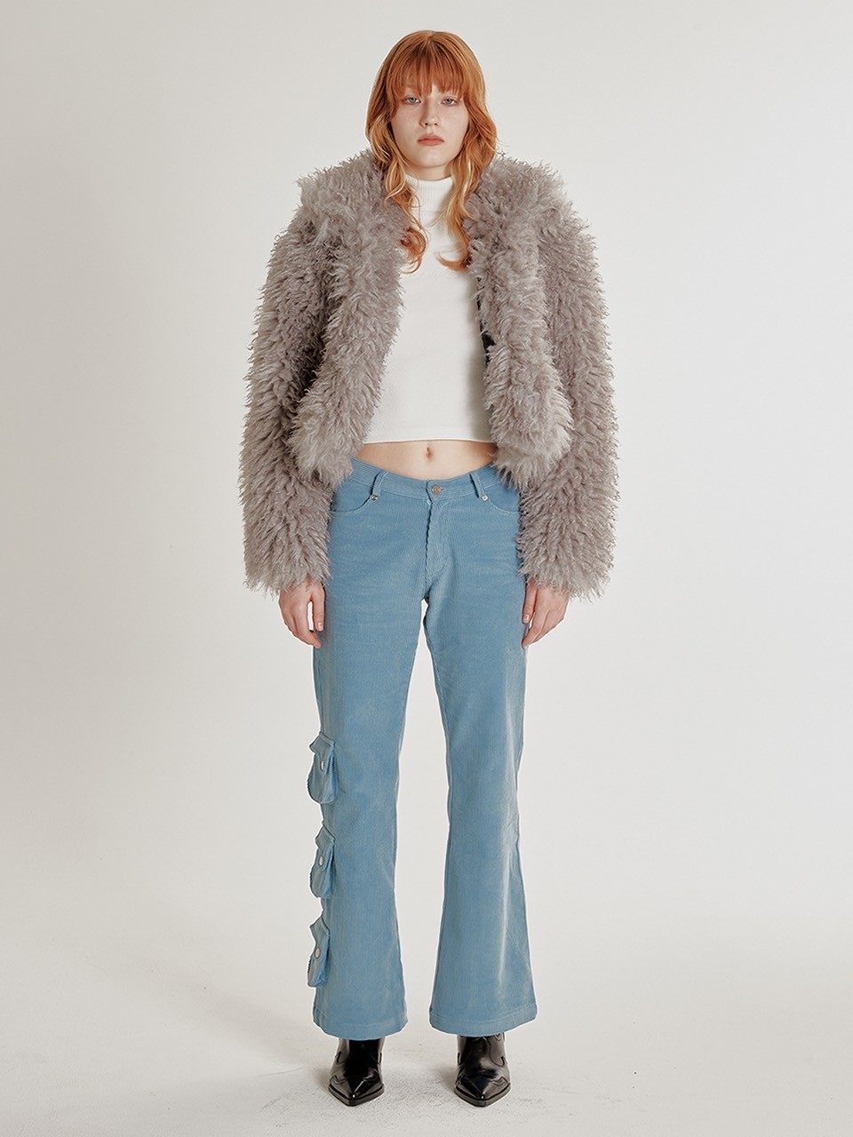 CRANK】TWO-TONE HEAVY FUR JACKET | OUR BRAND,CRANK | PRESSING WEB SHOP