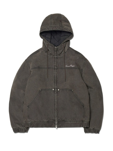 NOMANUAL】W.D HOODED ZIP-UP JACKET / 【ノーマニュアル】フード