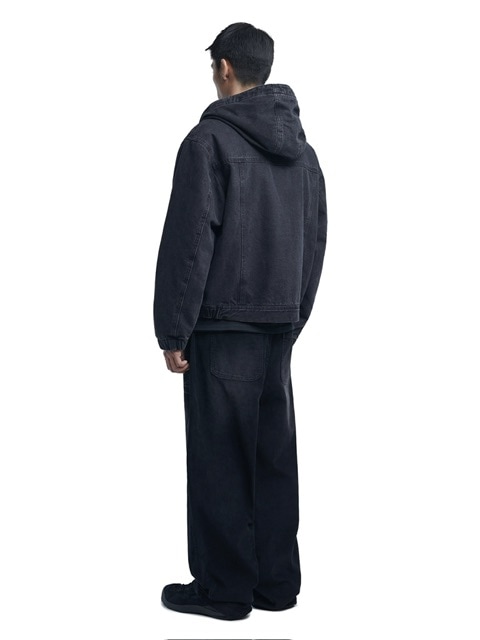 NOMANUAL】W.D HOODED ZIP-UP JACKET / 【ノーマニュアル】フード