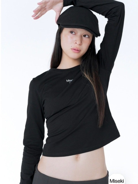 Miseki seoul】Mini logo long sleeves | OUR BRAND,Miseki