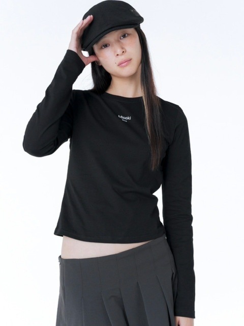 Miseki seoul】Mini logo long sleeves | OUR BRAND,Miseki seoul