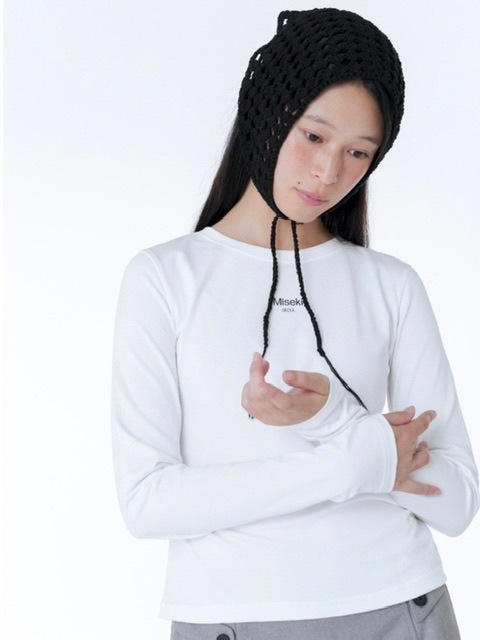 MISEKI SEOUL★韓国★人気★Mini logo long sleeves 2色 Miseki seoul】Mini logo long sleeves | OUR BRAND,Miseki