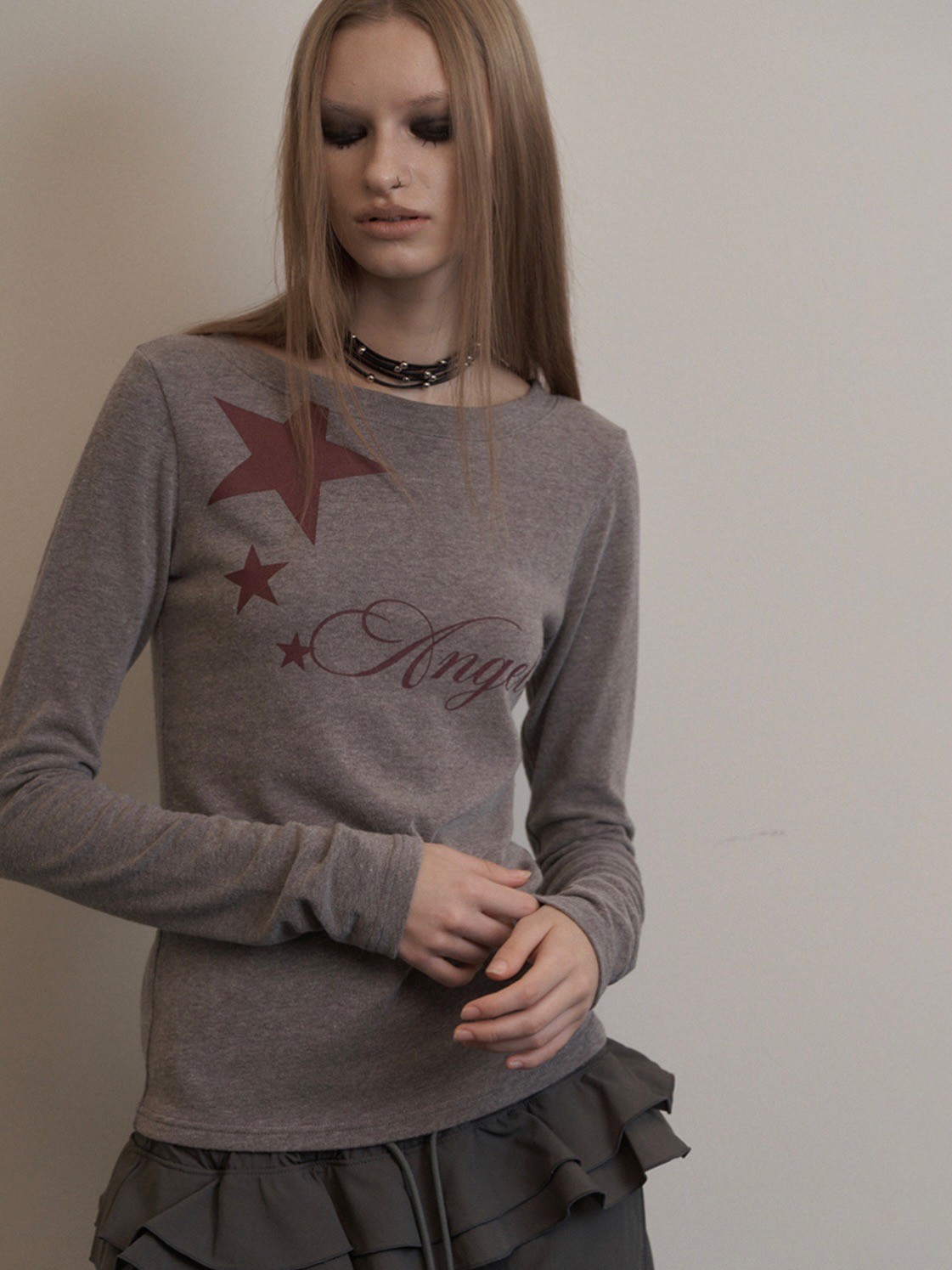 SETUP-EXE】ANGEL BOATNECK TOP | OUR BRAND,SETUP-EXE