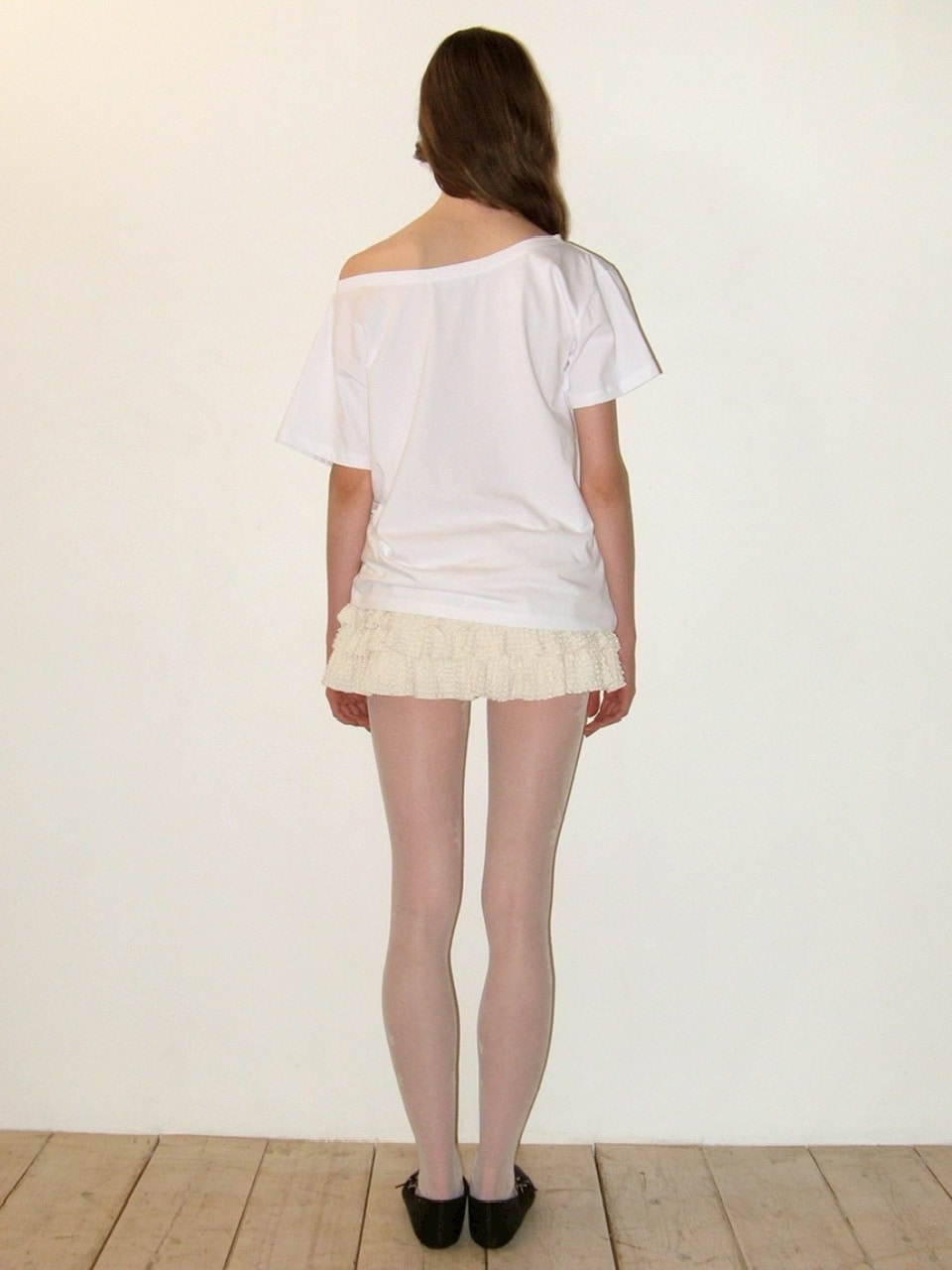 ★CRANK★LACE CANCAN SKIRT PANTS_WHITE★正規品/韓国直送料込 LACE CANCAN SKIRT PANTS_WHITE - CRANK