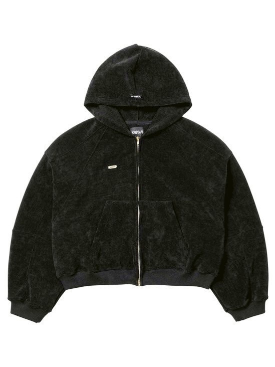 【AJOBYAJO】Corduroy Short Zip-Up Hoodie / 【アジョバイアジョ】コーデュロイショートジップアップパーカー