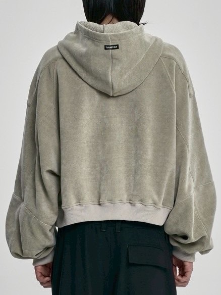 【AJOBYAJO】Corduroy Short Zip-Up Hoodie / 【アジョバイアジョ】コーデュロイショートジップアップパーカー