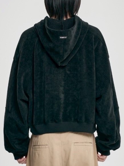 【AJOBYAJO】Corduroy Short Zip-Up Hoodie / 【アジョバイアジョ】コーデュロイショートジップアップパーカー