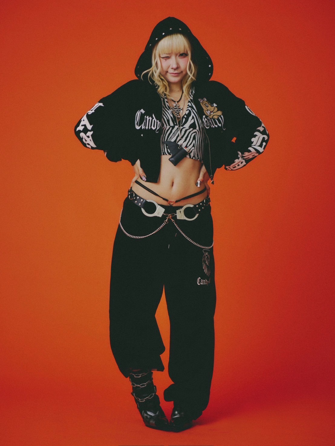 【GALFY】エンジェルギャルスウェットパンツ