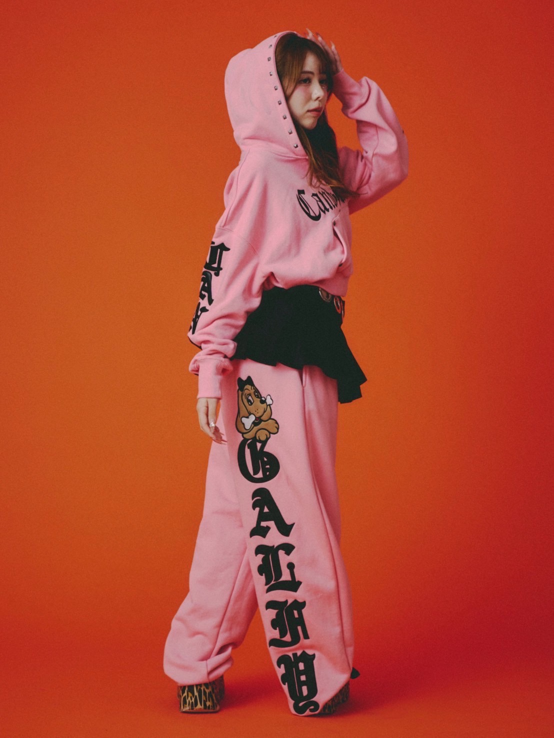 【GALFY】エンジェルギャルスウェットパンツ