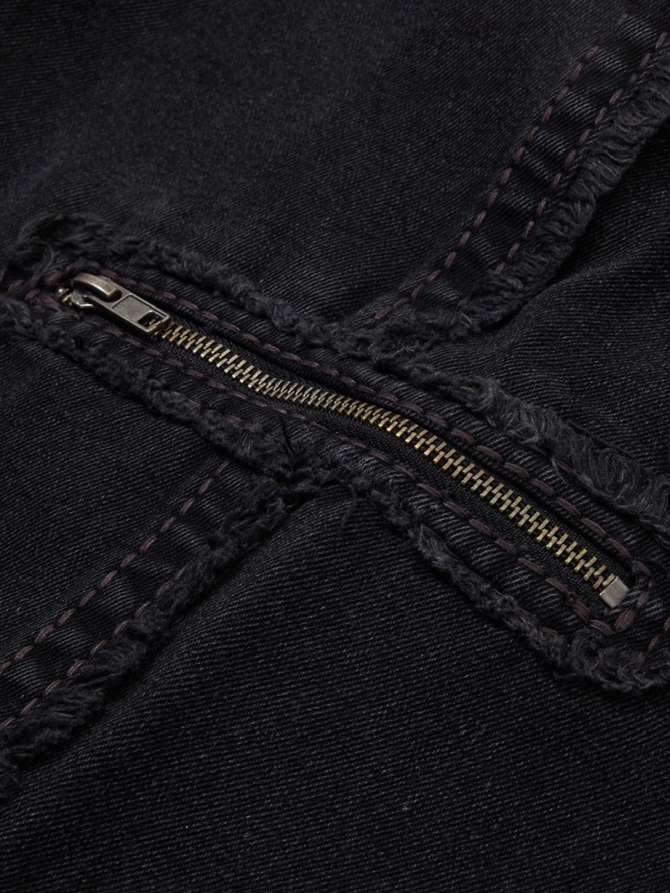 【NOMANUAL】NO RELIGION DENIM RIDER PANTS