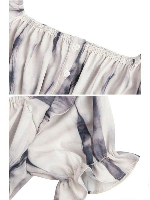 【runningHIGH】PUFF SLEEVE CROP BLOUSE