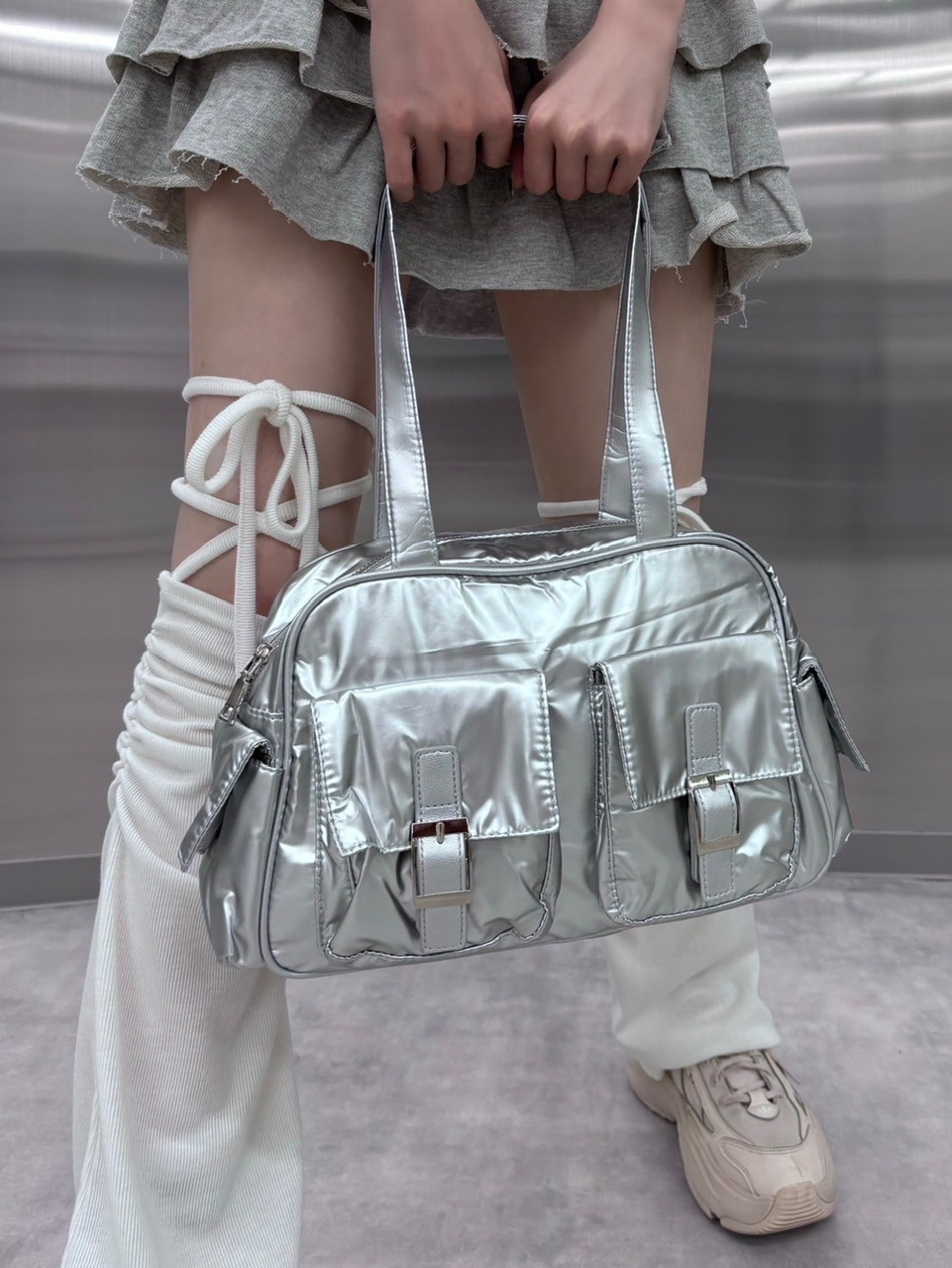 バッグ nmhc 受注制【nmtc +】pocket shoulder bag (4color) / 【エヌエムティー