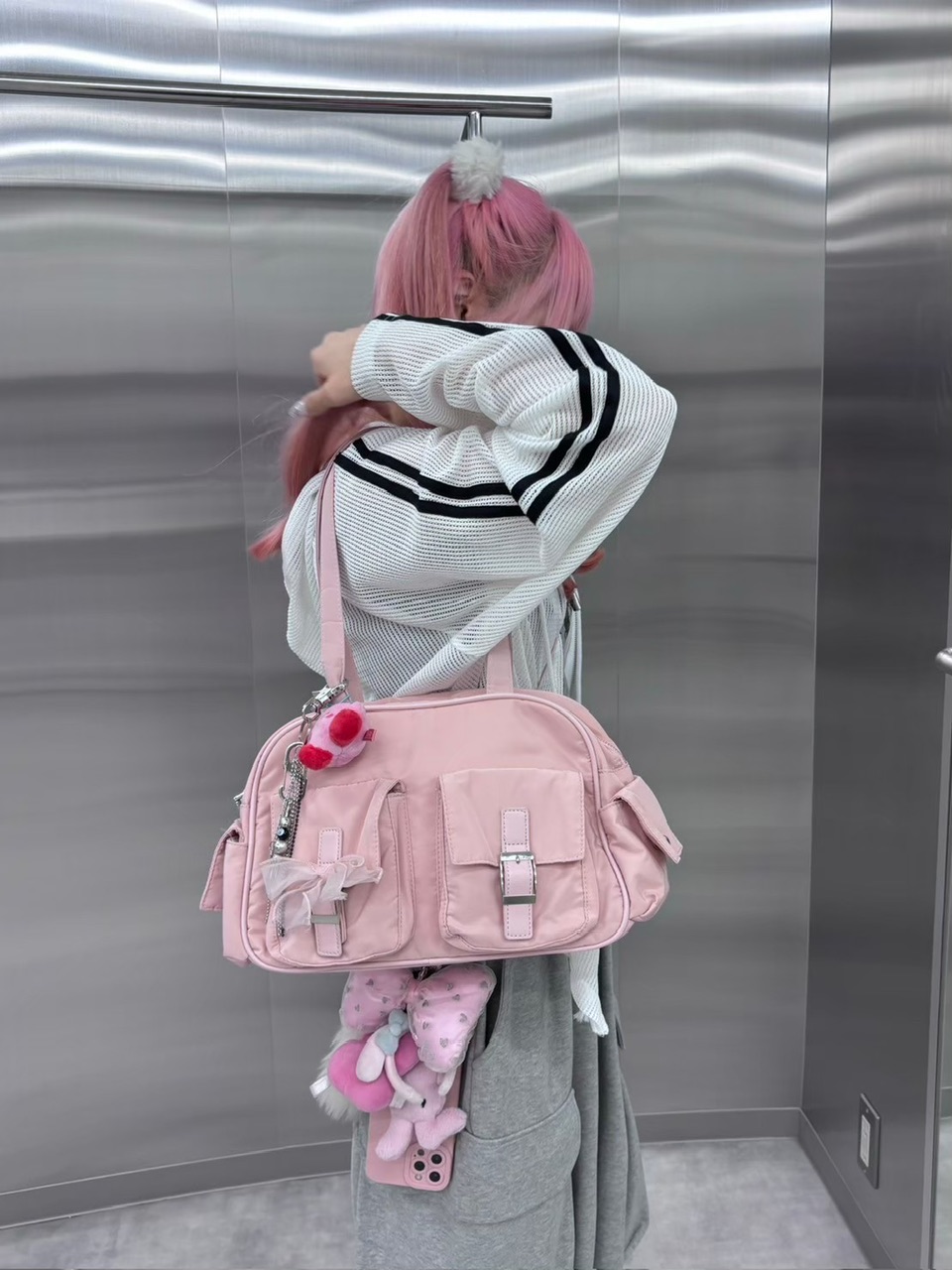 【新品未使用】BUNKA マネキン バック付き 受注制【nmtc +】pocket shoulder bag (4color) / 【エヌエムティー