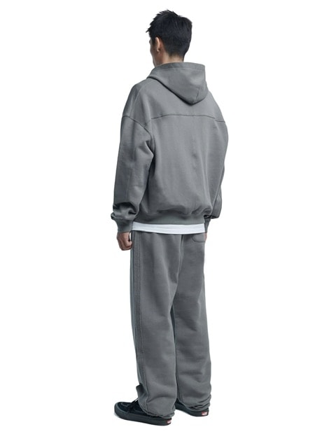 【NOMANUAL】M.L HOODED ZIP-UP  / 【ノーマニュアル】ジップアップ長袖パーカー