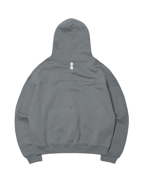 【NOMANUAL】 M.L HOODED ZIP-UP - GRAY NOMANUAL】M.L HOODED ZIP-UP | OUR BRAND,NOMANUAL | PRESSING