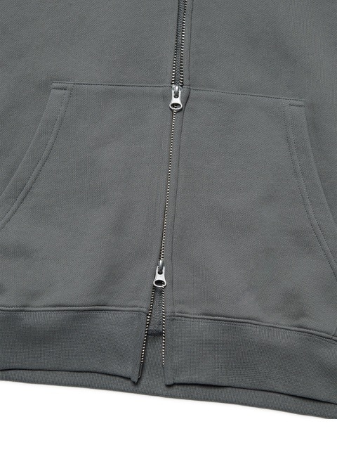 【NOMANUAL】M.L HOODED ZIP-UP  / 【ノーマニュアル】ジップアップ長袖パーカー