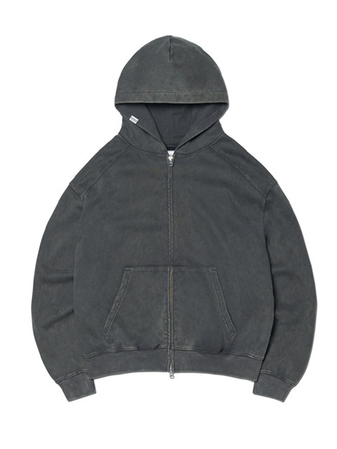 【NOMANUAL】M.L HOODED ZIP-UP  / 【ノーマニュアル】ジップアップ長袖パーカー